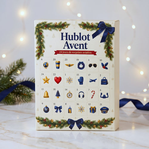 Calendrier de l'Avent Hublot Avent, 24 portes à surprises aviation