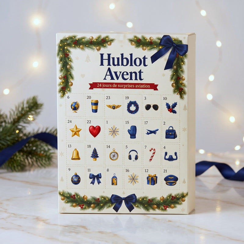 Le calendrier Hublot Avent à l'aéroport