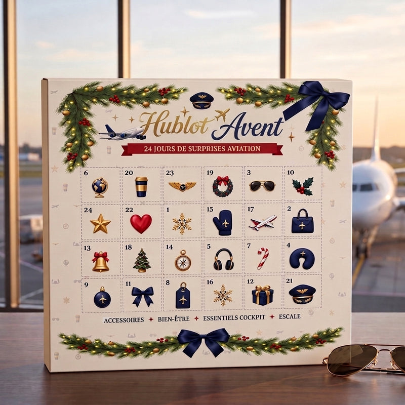 Le calendrier Hublot Avent à l'aéroport